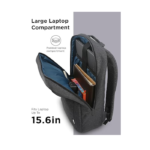 Lenovo B210 Casual Laptop Backpack – Fits Up to 15.6-Inch Laptops, Water-Repellent, Black - Image 2
