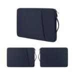 Lightweight 13.3-Inch Laptop Sleeve Case – Water-Resistant Notebook Bag for MacBook, Lenovo, ASUS, HP & Dell - Dark Blue - Image 2