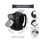 Large Travel Backpack Carry-On Waterproof Hiking & Outdoor Sports Rucksack – Unisex - Image 2